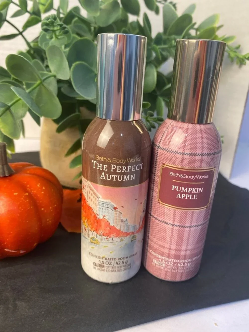 “The Perfect Autum” & “Pumpkin Apple” BBW New Concentrated Room Sprays 2